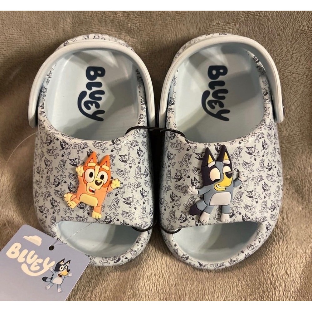 Toddler Bluey Comfort Slide Sandals, Sz 5